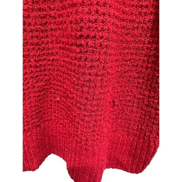American Eagle Womens Sweater Round Neck Long Sleeve Red Size Size Medium - Picture 6 of 11